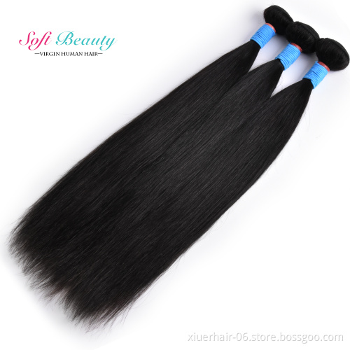 Highest Selling Whosale Super 7A Dispaly 3 In 1 Lot Cuticle Aligned Vietnamese Dark Brown Human Hair Bundles